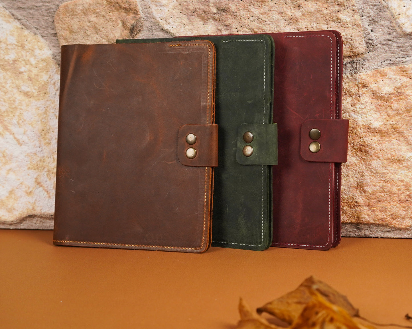 Personalized Leather Portfolio