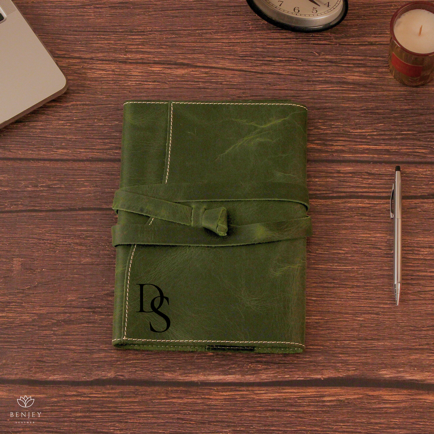Cozy Leather Trep Journal Cover - A5 & A6 Compatible Notebook Organizer (8.7" X 5.5")