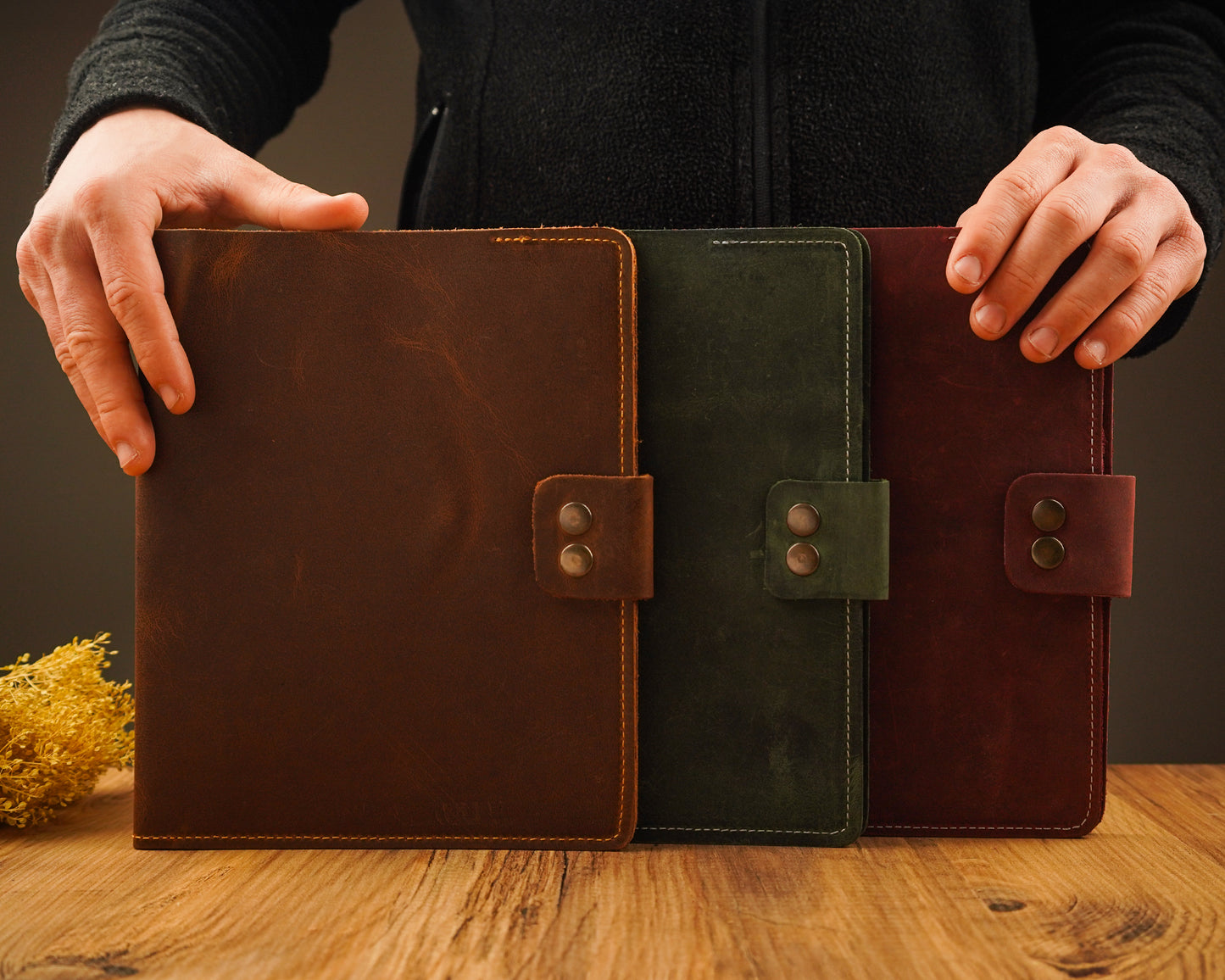 Personalized Leather Portfolio