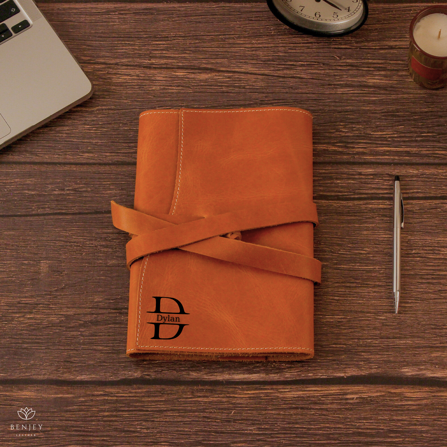 Cozy Leather Trep Journal Cover - A5 & A6 Compatible Notebook Organizer (8.7" X 5.5")