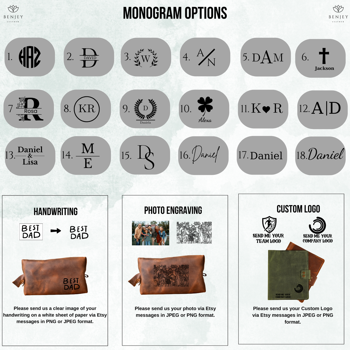 Personalized Leather Cigar Case