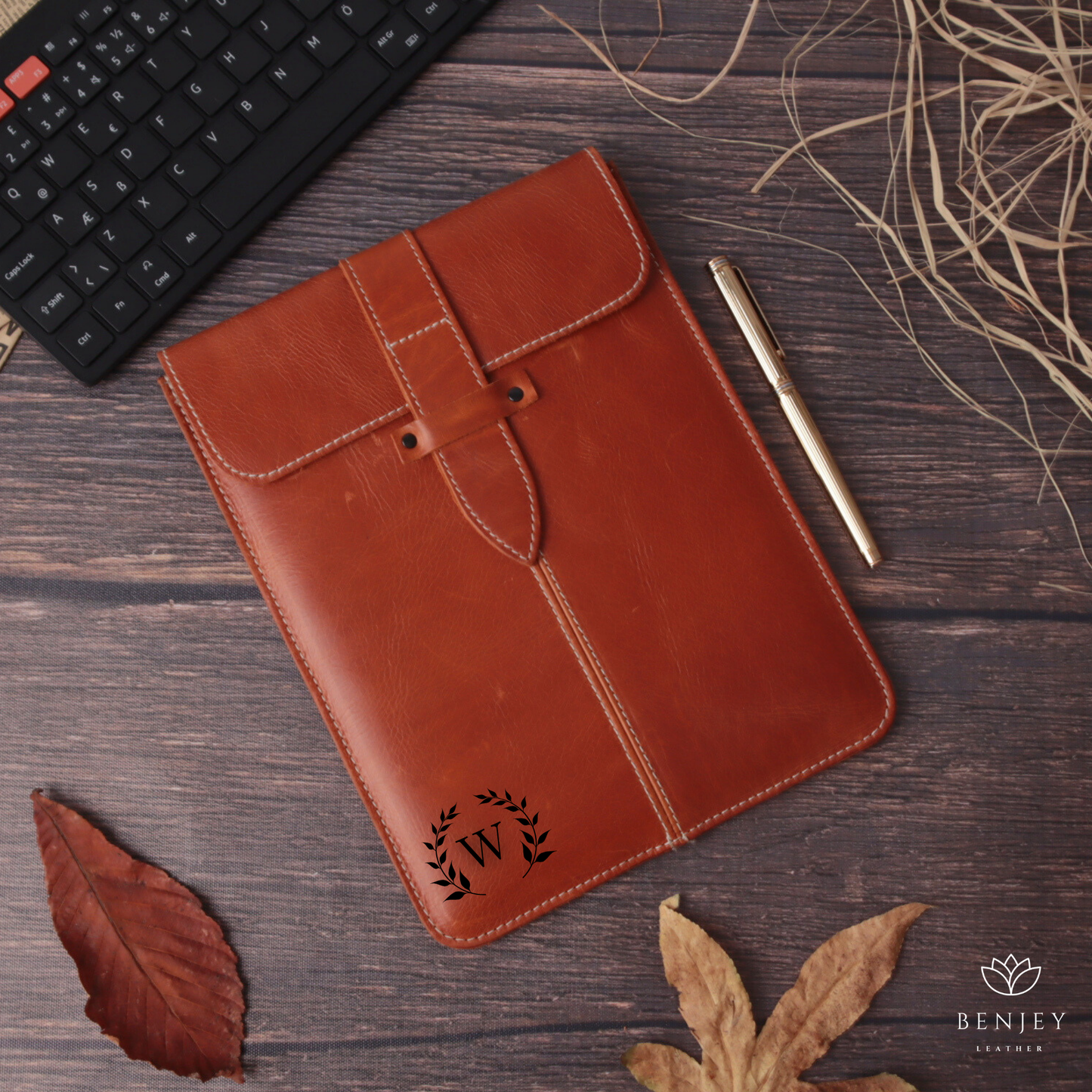 Leather iPad Case 11” & 13” - Personalized Protective Sleeve