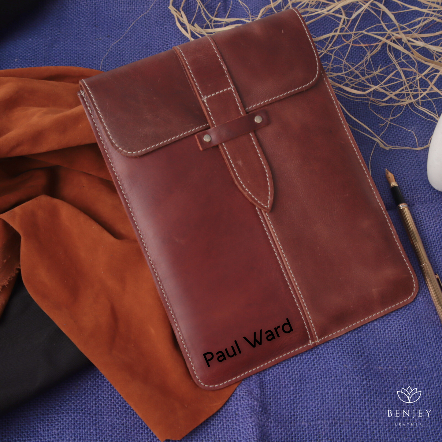 Leather iPad Case 11” & 13” - Personalized Protective Sleeve